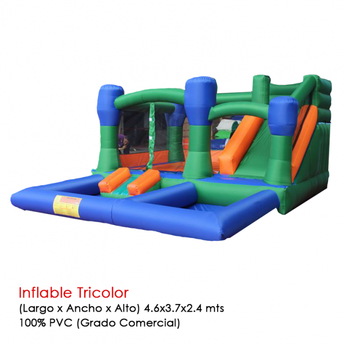 INFLABLE TRICOLOR
